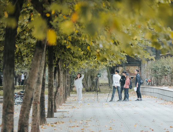 17 ngày nữa là hết năm, người Hà Nội ngỡ ngàng bắt gặp hoa ban trái mùa khoe sắc trong giá rét